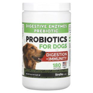 StrellaLab, Probiotics for Dogs, 180 Soft Chews, (15.2 oz (432 g) купить в Киеве и Украине