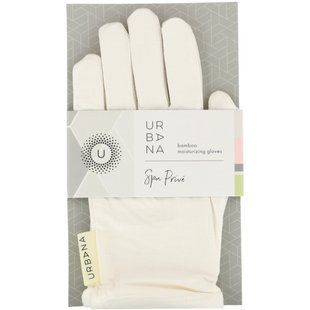 Urbana, private spa, moisturizing bamboo gloves, European Soaps, LLC, 1 pair