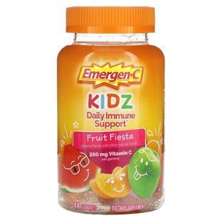 Emergen-C, Kids Daily Immune Support, Fruit Fiesta, 44 Gummies купить в Киеве и Украине