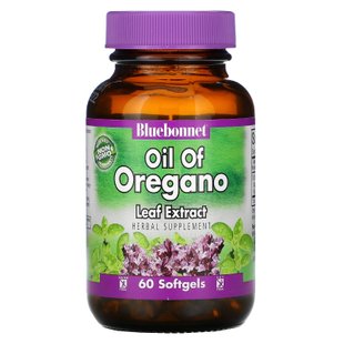 Экстракт из листьев Орегано Bluebonnet Nutrition (Oil of oregano) 150 мг 60 капсул купить в Киеве и Украине