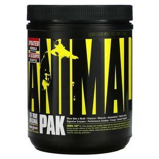 Вітаміни Animal Pak Powder Orange Crushed Flavour Universal Nutrition 295 г купить в Киеве и Украине