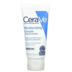 Зволожуючий крем для нормальної та сухої шкіри CeraVe (Moisturizing Cream) 56 мл