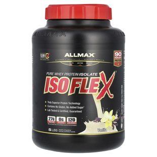 Whey protein isolate ALLMAX Nutrition (Isoflex) 2270 g vanilla