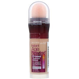 Антивікова тональна основа, відтінок 190 &laquo;Нюд&raquo;, Instant Age Rewind, Eraser Treatment Makeup, Maybelline, 20 мл