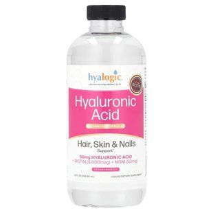 Hyalogic, Hyaluronic Acid, Advanced Formula, Hair, Skin & Nails Support, 12 fl oz (354.88 ml) купить в Киеве и Украине