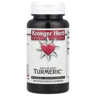 Куркума Kroeger Herb Co (Turmeric) 100 капсул купить в Киеве и Украине
