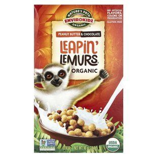Nature's Path, Envirokidz Organic, хлопья Leapin 'Lemurs, арахисовое масло и шоколад, 10 унций (284 г) купить в Киеве и Украине