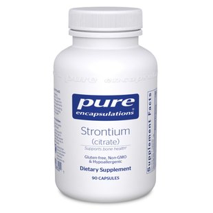 Стронций Цитрат Pure Encapsulations (Strontium Citrate) 90 капсул купить в Киеве и Украине