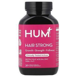 HUM Nutrition, Hair Strong, 30 Vegan Capsules купить в Киеве и Украине