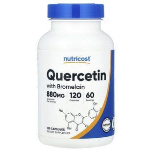 Nutricost, Quercetin with Bromelain, 120 Capsules купить в Киеве и Украине