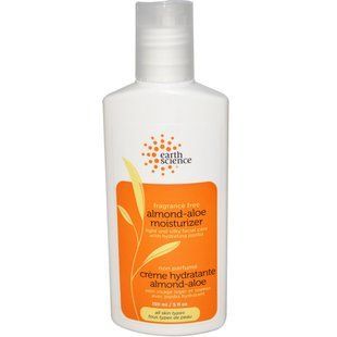 Moisturizing cream with almond and aloe Earth Science 150 ml.