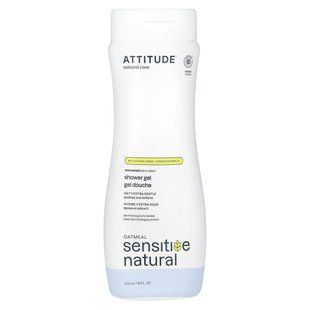 Натуральный гель для душа, экстра нежный, без запаха, ATTITUDE, 16 жидких унций (473 мл) купить в Киеве и Украине