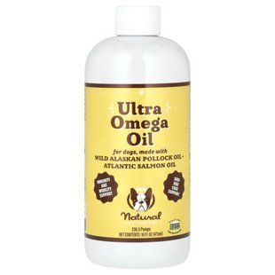 Natural Dog Company, Ultra Omega Oil, For Dogs, 16 fl oz (473 ml) купить в Киеве и Украине