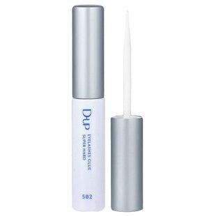 D-UP, Eyelashes Glue Super Hard, False Eyelashes Adhesive, 502 Clear Type, 0.7 fl oz (5 ml)
