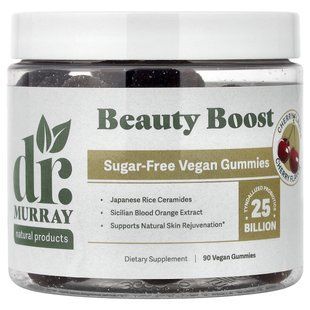 Dr. Murray's, Beauty Boost, жевательные таблетки, со вкусом вишни, 90 веганских жевательных таблеток купить в Киеве и Украине