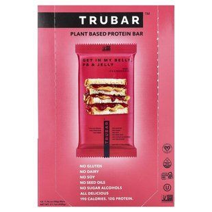 Trubar, Get In My Belly, протеиновый батончик на растительной основе, 12 батончиков по 50 г (1,76 унции) купить в Киеве и Украине