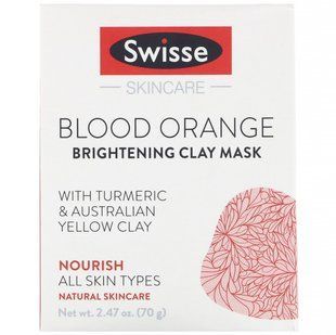 Brightening Mask with Clay (Swisse Blood Orange) 70 g