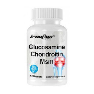 IronFlex, Glucosamine&Chondroitin with MSM, 100 tabs