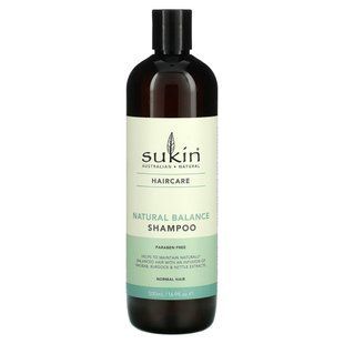 Shampoo Natural Balance for normal hair, Sukin, 500 ml