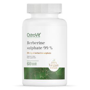 Берберин сульфат OstroVit (Berberine Sulphate 99% VEGE) 60 капсул купить в Киеве и Украине