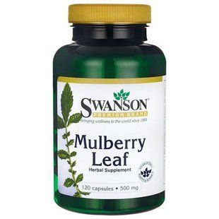 Mulberry leaves, 500 mg, 120 capsules