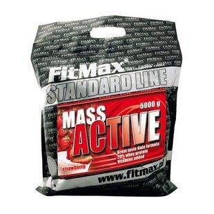FitMax, Mass Active 20, 4 kg, vanilla
