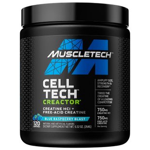 Креатин взрыв синей малины Muscletech 264 г купить в Киеве и Украине