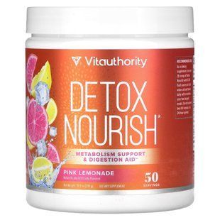 Vitauthority, Detox Nourish, Pink Lemonade, 10.9 oz (310 g) купить в Киеве и Украине