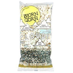 BjornQorn, жареная кукуруза, соленая, мутная, 85 г (3 унции) купить в Киеве и Украине