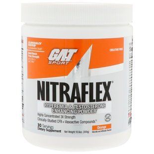 Nitraflex Orange, GAT, 10.6 ounces (300 g)