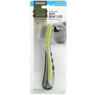 Гребінець для видалення ковтунів у собак Safari (De-Matting Comb for Dogs) 1 шт