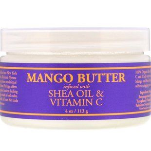 Масло ши и манго для волос и кожи с витамином С Nubian Heritage (Mango Butter with Shea Oil) 114 г купить в Киеве и Украине