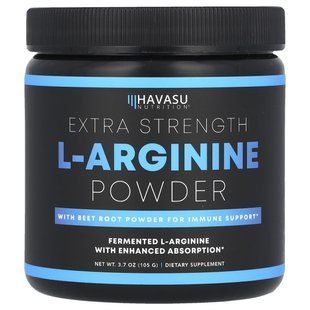 Havasu Nutrition, L-Arginine Powder, Extra Strength, 3.7 oz (105 g) купить в Киеве и Украине
