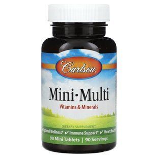 Carlson, Mini Multi, 90 мінітаблеток
