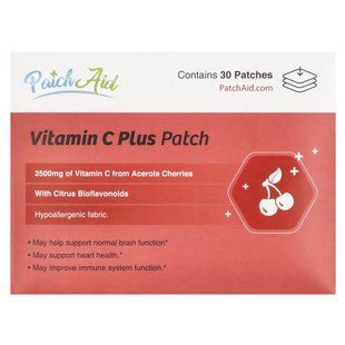 Патчи Витамин C + биофлавоноиды Patch Aid (Vitamin C Plus Vitamin) 30 шт. купить в Киеве и Украине