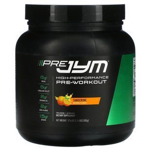 JYM Supplement Science, Pre JYM, before workout, mandarin, 1.1 pounds (500 g)