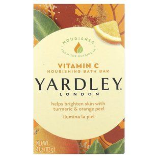 Yardley London, Nourishing Bath Bar, Vitamin C, 4 oz (113 g) купить в Киеве и Украине
