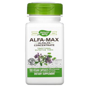 Альфальфа Макс Nature's Way (Alfa-Max) 525 мг 100 капсул купить в Киеве и Украине