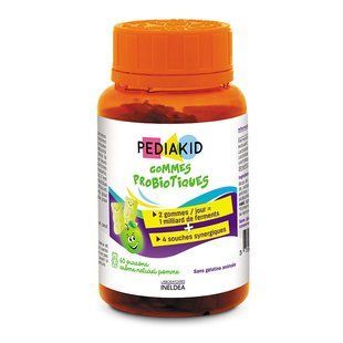 Пробіотики для дітей жувальні Pediakid Radiergummis Probiotischen 60 жувальних цукерок
