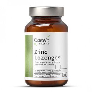 Цинк в таблетках для рассасывания OstroVit (Pharma Elite Zinc Lozenges) 90 таблеток купить в Киеве и Украине