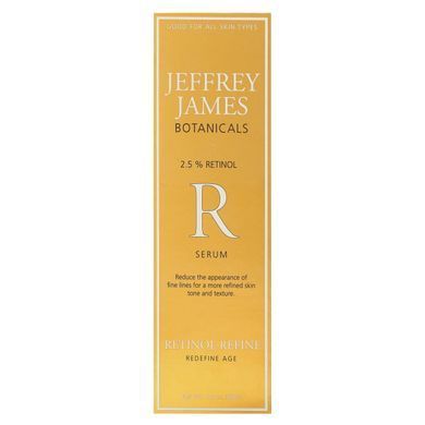 Очищаюча сироватка з ретинолом, Jeffrey James Botanicals, Retinol Refine Serum, Blistex, 59 мл