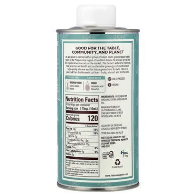 La Tourangelle, Organic Regenerative Extra Virgin Olive Oil, 16.9 fl oz (500 ml) купить в Киеве и Украине