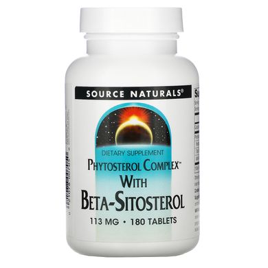 Фітостерольний комплекс з бета-ситостеролом Source Naturals (Phytosterol Complex with Beta Sitosterol) 180 таблеток