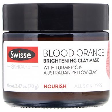 Освітлююча маска з глиною Swisse (Swisse Blood Orange) 70 г