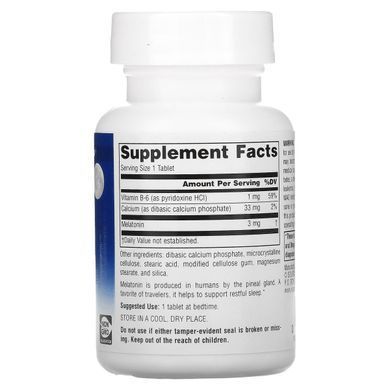 Мелатонин, Melatonin, Source Naturals, 3 мг, 60 таблеток купить в Киеве и Украине