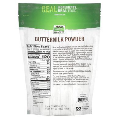 Baking powder Now Foods (Real Food Buttermilk Powder) 397 g