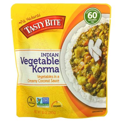 Tasty Bite, Індійська овочева корма, середня, 10 унцій (285 г)
