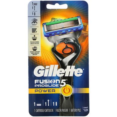 Бритва Fusion5 Proglide Power, Gillette, 1 бритва + 1 касета + 1 батарейка