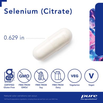 Селен Цитрат Pure Encapsulations (Selenium Citrate) 180 капсул