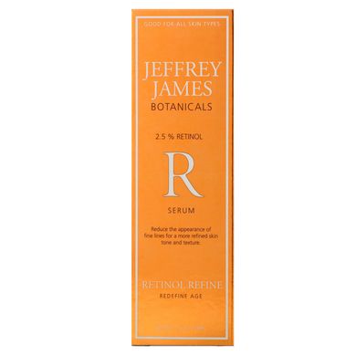 Очищаюча сироватка з ретинолом, Jeffrey James Botanicals, Retinol Refine Serum, Blistex, 59 мл